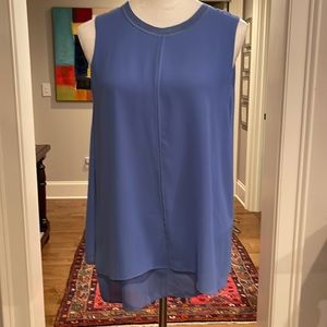 Periwinkle blue sleeveless top